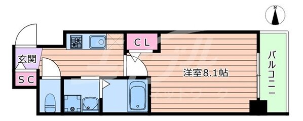 新森古市駅 徒歩6分 3階の物件間取画像